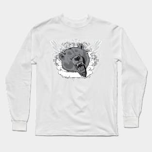 Fierce Grizzly Bear Long Sleeve T-Shirt